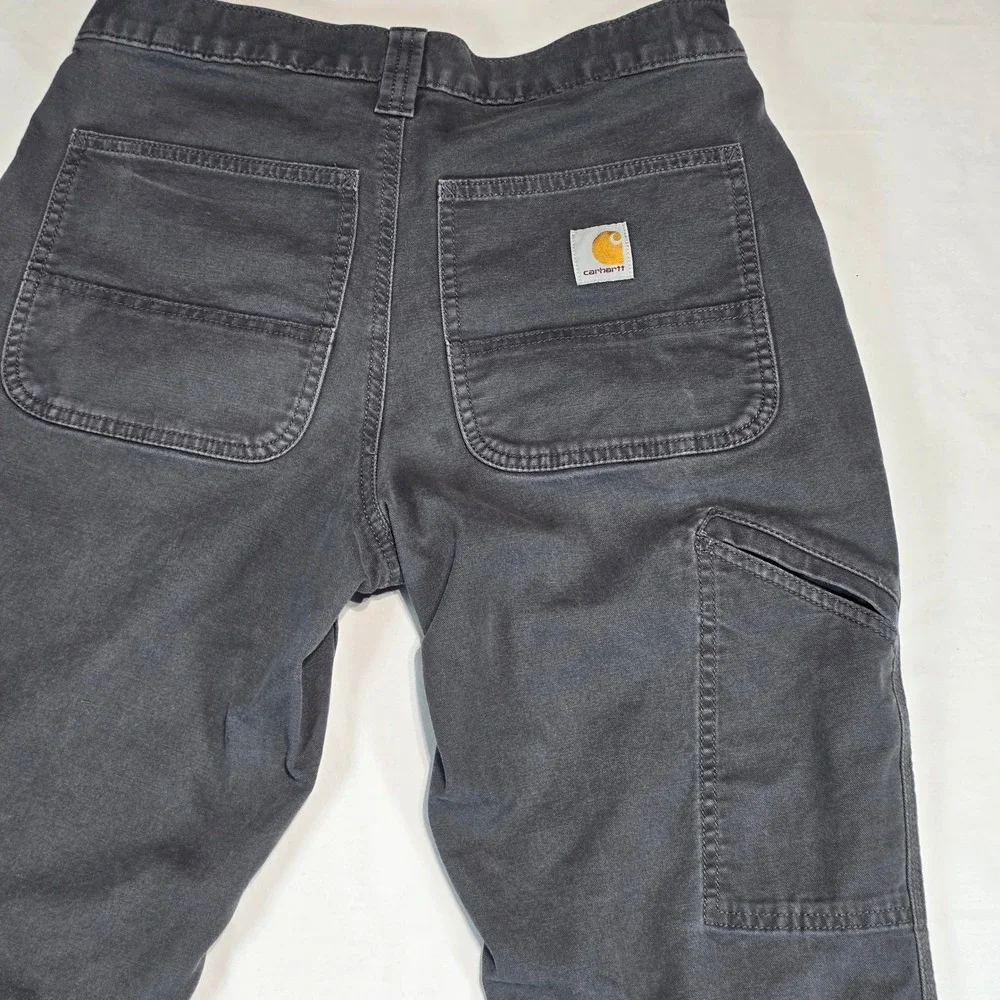 Carhartt Rugged Flex Relaxed Fit Canvas Work Pants Gray 31x30 102291 Shadow